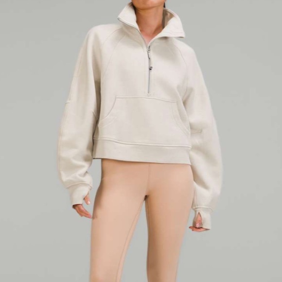 Lululemon Scuba Oversized Funnel Neck Half Zip
Natural Ivory - Picture 4 of 5